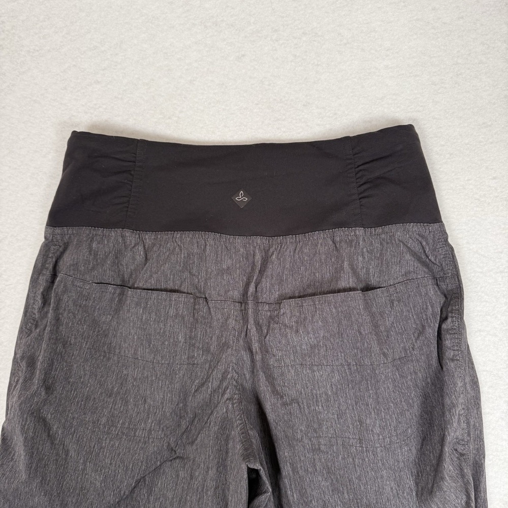 Prana Summit Jogger Pants Womens Small Black Gray Heathered 1963671 Hiking Yoga - Picture 4 of 7